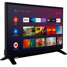 Toshiba 24WA2063DAZ, LED TV - 24 - black, WXGA, Smart TV, triple tuner, Google Assistant