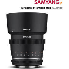 Samyang MF 85mm T1,5 VDSLR MK2 Canon EF