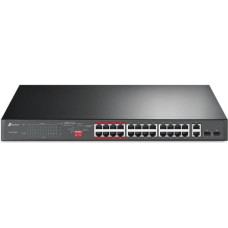 Tp-Link Switch|TP-LINK|TL-SL1226P|Desktop/pedestal|24x10Base-T / 100Base-TX|2x10Base-T / 100Base-TX / 1000Base-T|PoE+ ports 24|TL-SL1226P