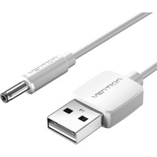 Vention Power Cable USB 2.0 to DC 3.5mm Barrel Jack 5V Vention CEXWF 1m (white)