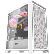 Darkflash Computer case Darkflash DRX70 MESH + 4 RGB fans (white)