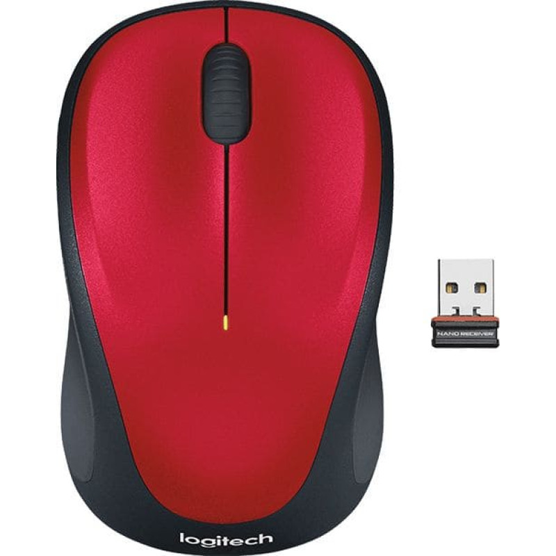 Logitech MOUSE USB OPTICAL WRL M235/RED 910-002496 LOGITECH