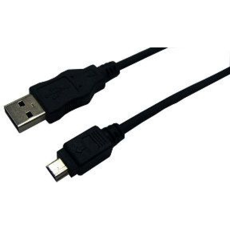 Logilink USB cable LogiLink USB-A - miniUSB 1.8 m Black (CU0014)