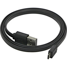 Logo USB cable Logo USB-A - microUSB 1 m Black
