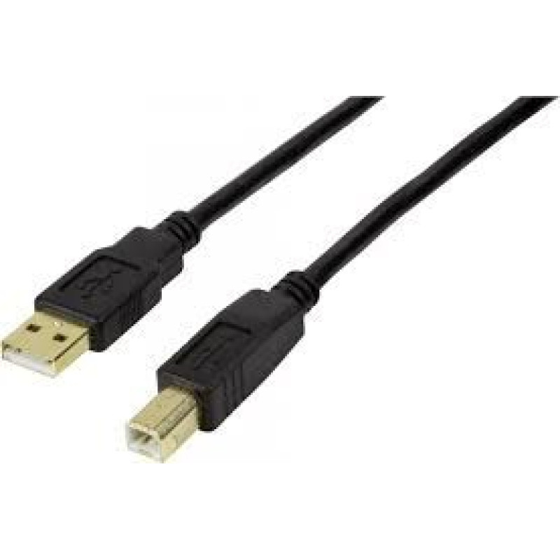 Logilink USB cable LogiLink USB-A - USB-B 10 m Black (UA0264)