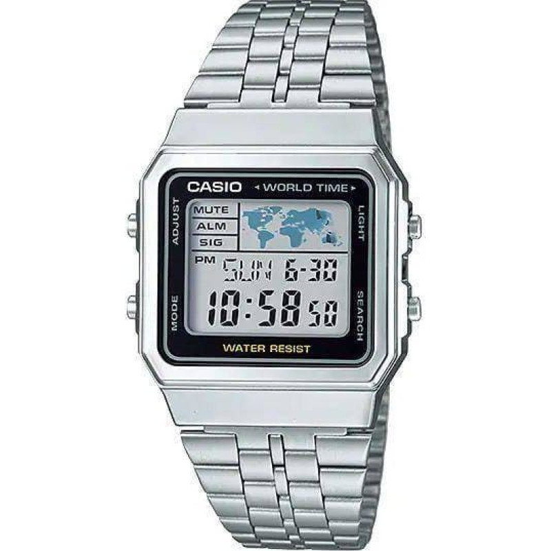 Casio Zegarek Casio Zegarek CASIO A500WA-1DF Unisex