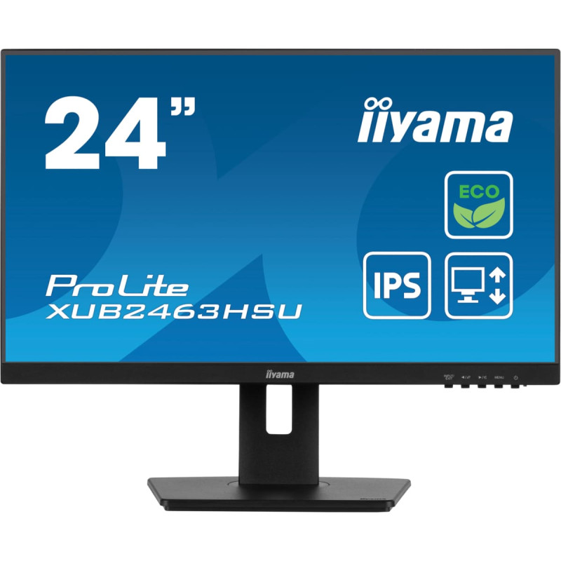 Iiyama ProLite XUB2463HSU-B1, LED monitor -24 - black (matt), FullHD, IPS, AMD Free-Sync, 100Hz panel