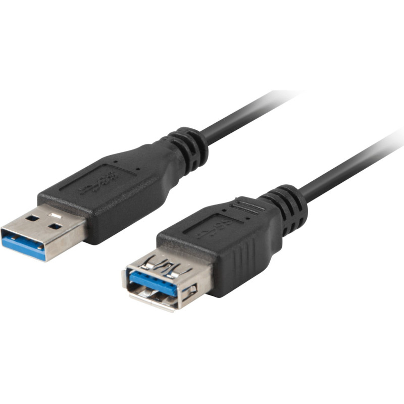 Natec Kabel USB Natec USB-A - USB-A 1.8 m Czarny (5908257126434)