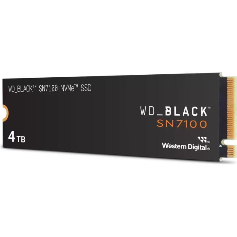 Western Digital SSD PCIE G4 M.2 NVME 4TB/BLACK SN7100 WDS400T4X0E WDC