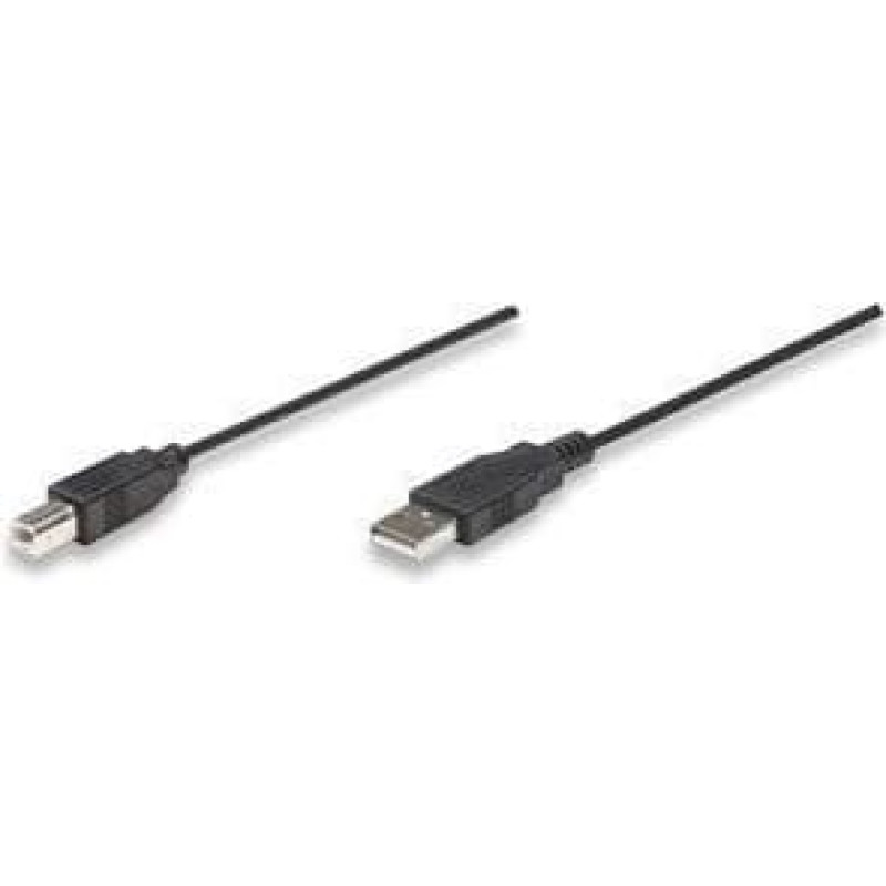 Manhattan USB cable Manhattan USB-A - USB-B 1.8 m Black (333368)