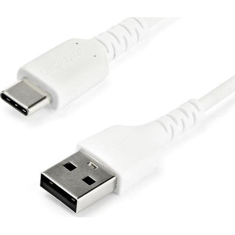 Startech USB cable StarTech USB-A - USB-C 1 m White (RUSB2AC1MW)