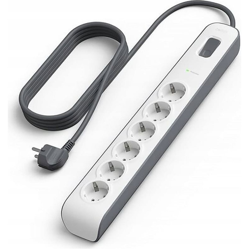 Belkin Surge Prot. Strip 6outlet 2 Meter power cord BSV603vf2M-V2