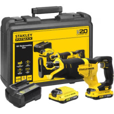 Stanley | 18V V20 Reciprocating Saw - 2 x 2.0Ah Kitbox | SFMCS300D2K-QW | 18 V