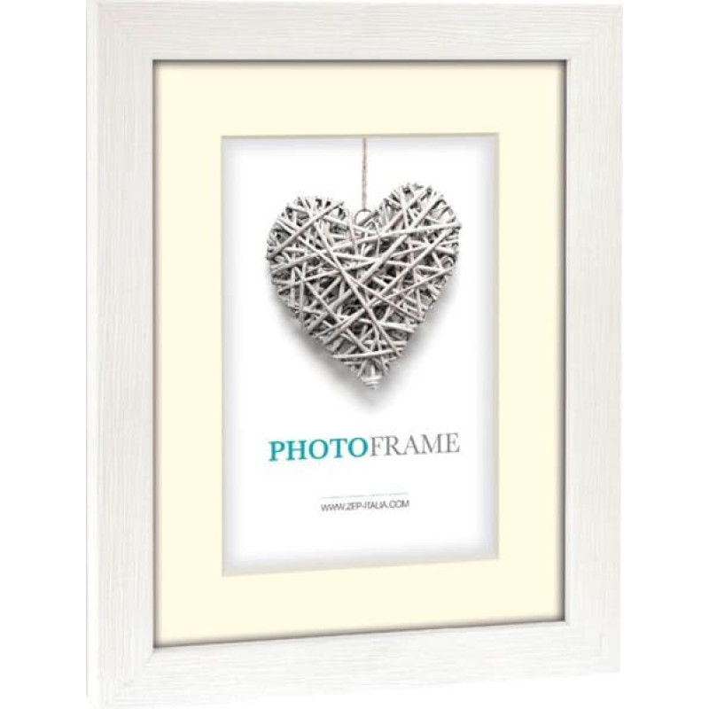 ZEP Regent 4 Passepartout  15x20 Wood Frame white V32684