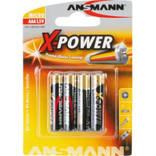 Ansmann 1x4 Ansmann Alkaline Micro AAA LR 03 X-Power