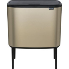 Brabantia Waste Bin Bo Touch Bin Champagne, 11 + 23 L