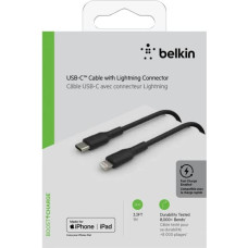 Belkin Lightning/USB-C Cable 1m PVC, mfi certified, black