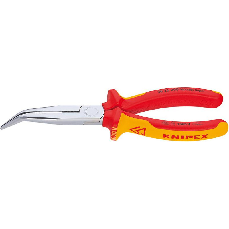 Knipex SZCZYPCE IZOLOWANE 1000V WYGIĘTE WYDŁUŻONE 200mm