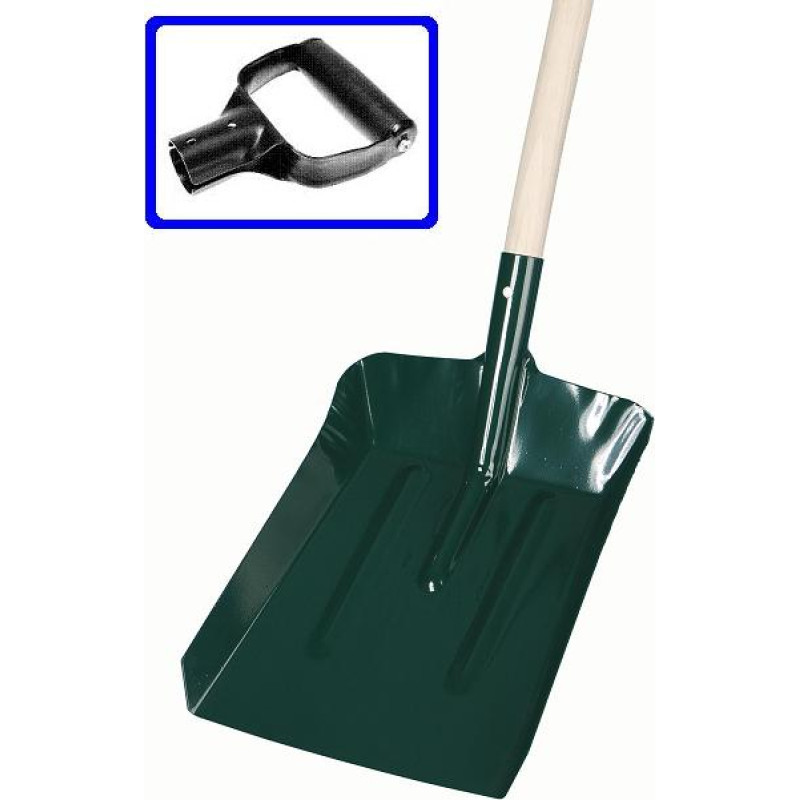 Kard ŁOPATA DO WĘGLA NR 3  Z TRZONEM DREWNIANYM UCHWYT TYPU "DY" METAL