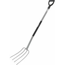 Awtools AW 4-TINE STEEL BORDER FORK 21x32cm/ D-HANDLE