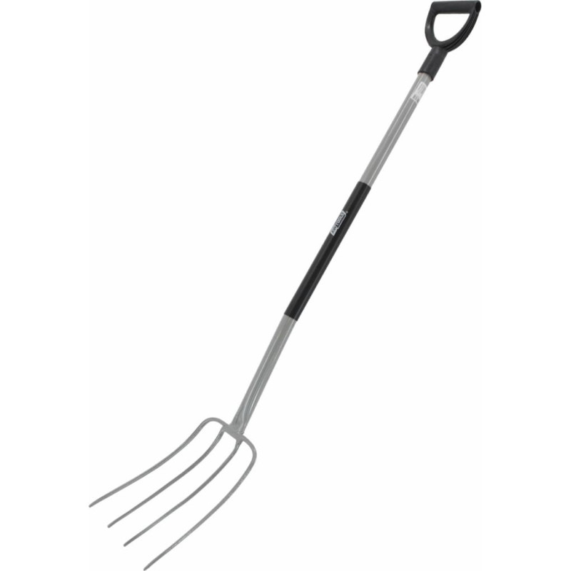 Awtools AW 4-TINE STEEL BORDER FORK 21x32cm/ D-HANDLE