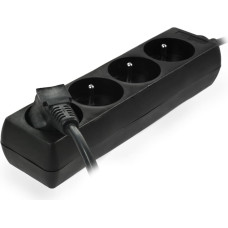 Awtools AW MULTI-SOCKET HOUSEHOLD EXTENSION 4-WAY*5,0m+E BLACK