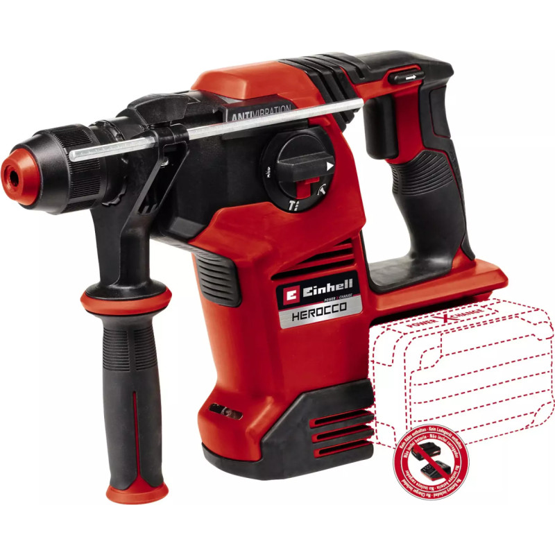 Einhell Cordless Hammer Drill HEROCCO 36/28, 36V (2x18V) (red/black, without battery and charger)