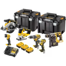 Dewalt ZESTAW COMBO 18V DCK690P3T (DCD796 + DCF887 + DCS565 + DCH273 + DCS334 + DCL040) 3x5,0Ah 2x T