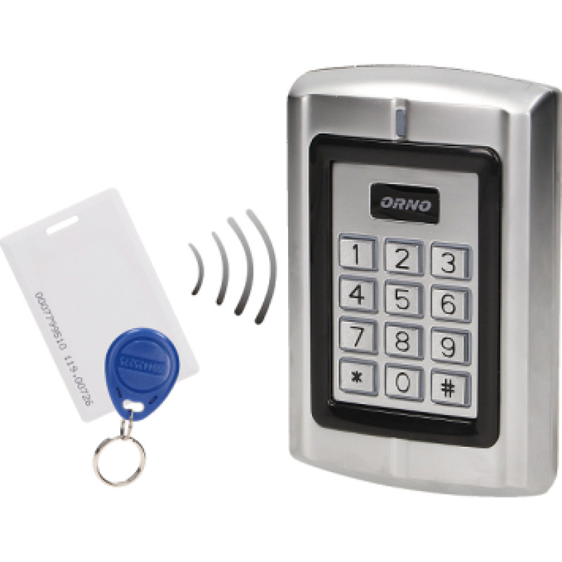 Orno ZAMEK SZYFROWY Z CZYT. KART I BRELOK&Oacute;W ZBLIŻ IP 44