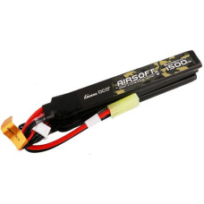 Gens Ace 25C 1500mAh 3S1P 11.1V Nunchuck 3X Airsoft Gun Lipo Battery with mini Tamiya Plug