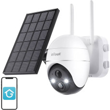 Iegeek Wireless 5MP WiFi outdoor camera ieGeek ZS-GX4S white with solar panel