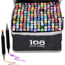 Extralink | Alcohol marker set | 168 colors, dual tips