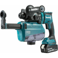 Makita MŁOTOWIERTARKA Z OPCJĄ KUCIA 18V 1,7J 2x5,0Ah + SYSTEM ODSYSANIA DX05  DHR182TWJU