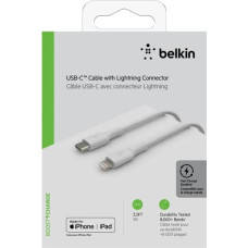 Belkin Lightning/USB-C Cable 1m PVC, mfi certified, white