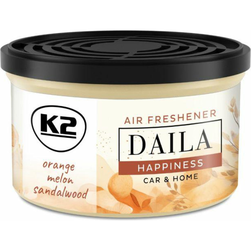 K2 DALIA ODŚWIEŻACZ POWIETRZA  HAPPINESS, POMARAŃCZA, MELON, DRZEWO  68g