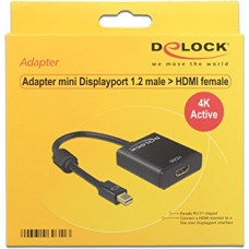 Delock Adapter HDMI - Mini Displayport - 4K - 20cm - black