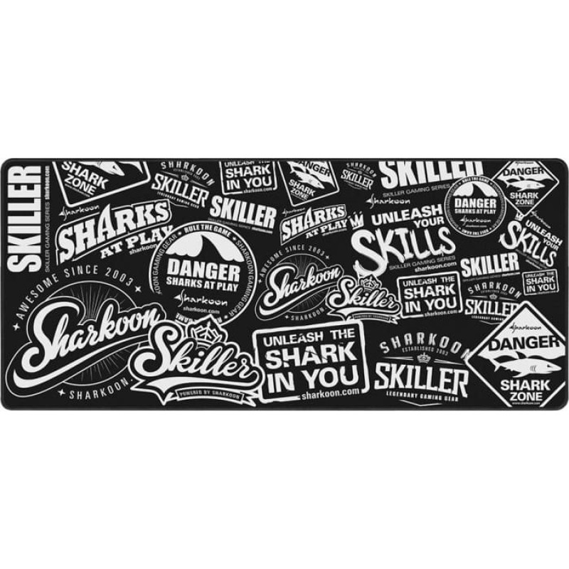 Sharkoon SKILLER SGP2 XXL, Mouse Pad (black / white)