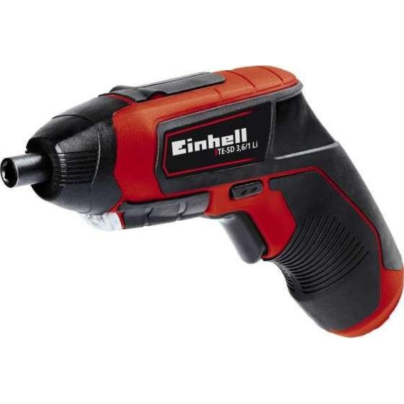 Einhell electric screwdriver TE SD 3.6 / 1 Li, 3,6Volt (red / black, Li-ion battery pack 1.5Ah)