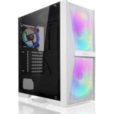 Raijintek SILENOS MS PRO, tower case (white, version with ARGB fan, tempered glass)