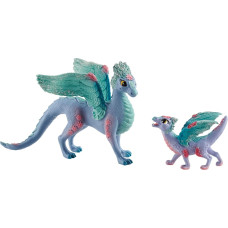 Schleich Bayala flower dragon and baby, toy figure