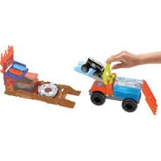 Mattel Hot Wheels Monster Trucks Arena World: 5 Alert Rescue Toy Vehicle (Includes 2 Color Shifters Destructible Cars)