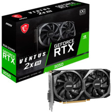 MSI GeForce RTX 3050 Ventus 2X XS 8G OC, graphics card (1x DisplayPort, 1x HDMI 2.1, 1x DVI-D)