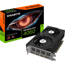 Gigabyte Graphics Card|GIGABYTE|NVIDIA GeForce RTX 4060|8 GB|GDDR6|128 bit|PCIE 4.0 16x|Dual Slot Fansink|2xHDMI|2xDisplayPort|GV-N4060WF2OC-8GD