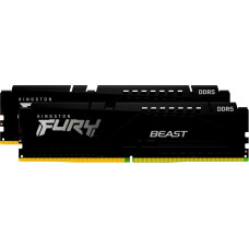 Kingston FURY DDR5 - 16GB -6000 - CL - 30 (2x 8 GB) dual kit, memory (black, KF560C30BBEK2-16, Fury Beast, INTEL XMP, AMD EXPO)