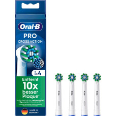 Oral-B Braun Oral-B Pro Cross Action brush heads 4-pack (white)