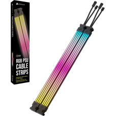 Corsair iCUE ARGB PSU Cable Strips, LED strips (2x 240mm, for power supply cable)