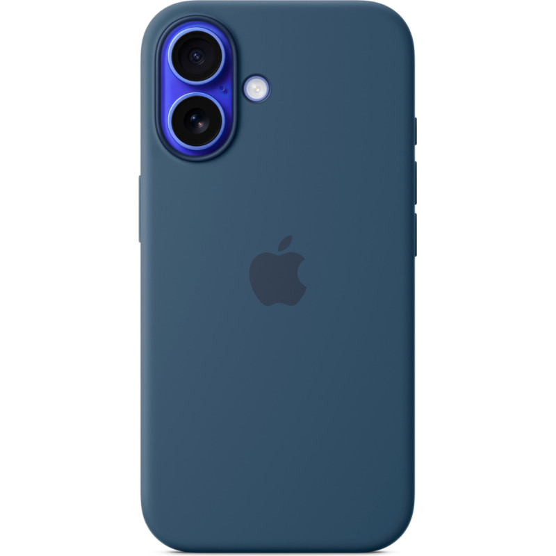 Apple Silicone Case with MagSafe (dark blue, iPhone 16)