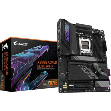 Gigabyte Mainboard|GIGABYTE|AMD X870E|SAM5|ATX|Memory DDR5|Memory slots 4|1xPCI-Express 3.0 4x|1xPCI-Express 4.0 4x	|1xPCI-Express 5.0 16x|4xM.2|1xHDMI|4xUSB 2.0|6xUSB 3.2|2xUSB-C|1xOptical S/PDIF|1xRJ45|2xAudio port|X870EAELITEWIFI71.2