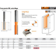 CMT FREZ PROSTY DŁUGI HM D= 8 I=31,7 L=60 S=8