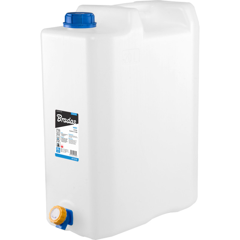 Bradas KANISTER NA WODĘ Z KRANEM 20L